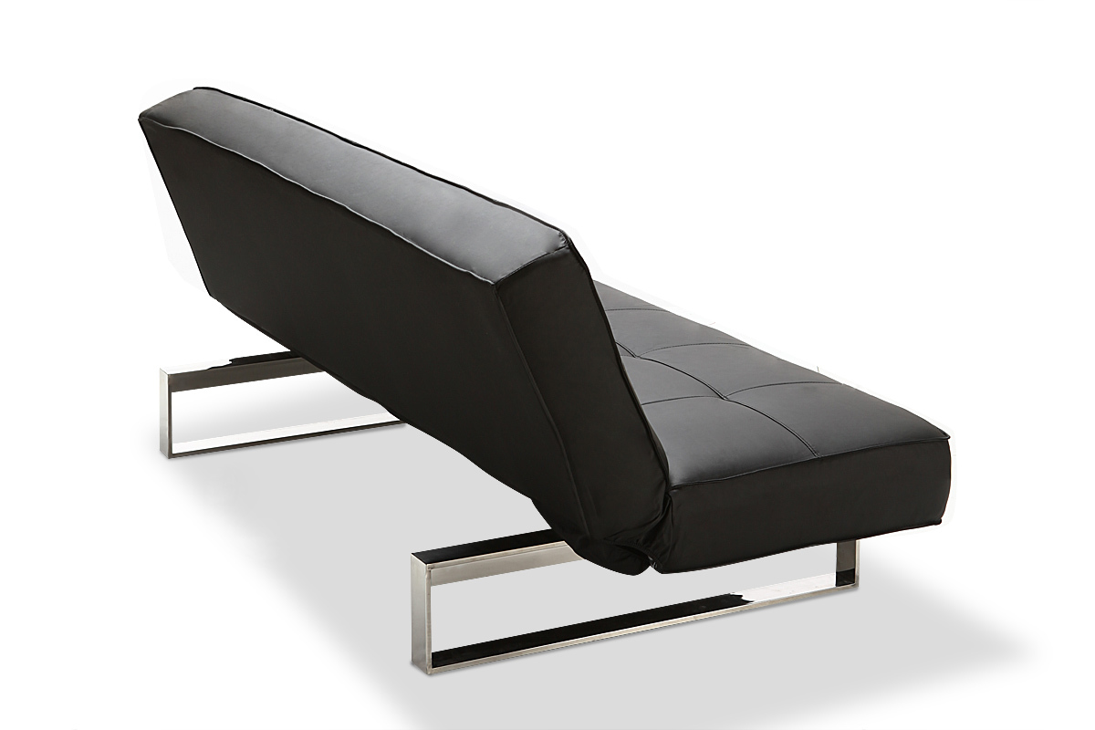 Sof convertible de diseo negro CHARLESTON