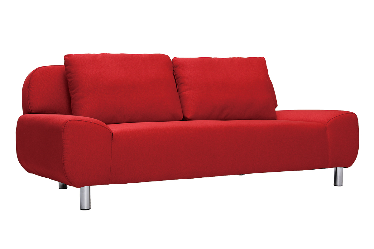 Sof convertible de diseo rojo TULSA