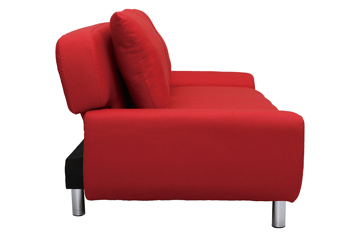 Sof convertible de diseo rojo TULSA