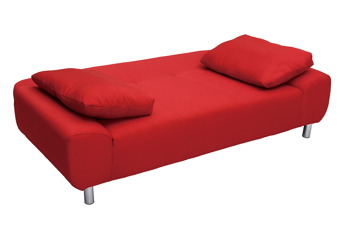 Sof convertible de diseo rojo TULSA