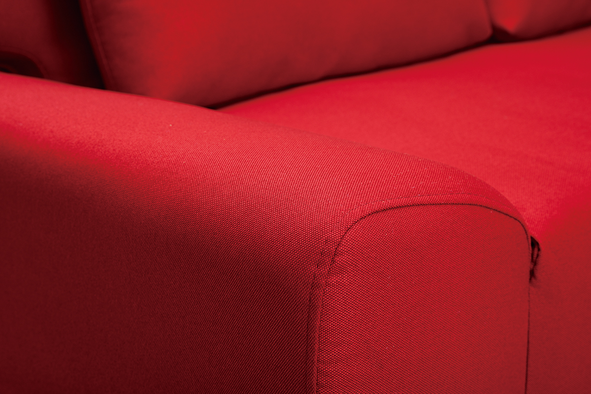 Sof convertible de diseo rojo TULSA