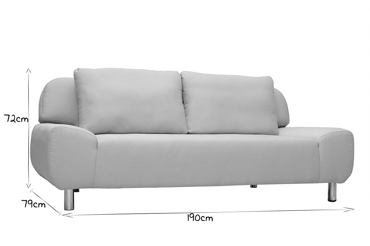 Sof convertible de diseo rojo TULSA