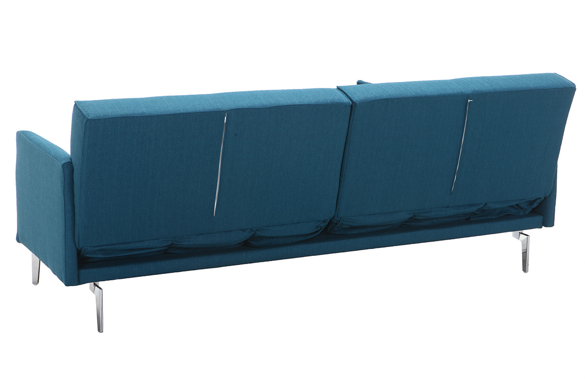 Sof convertible diseo 3 plazas azul petrleo ELIN
