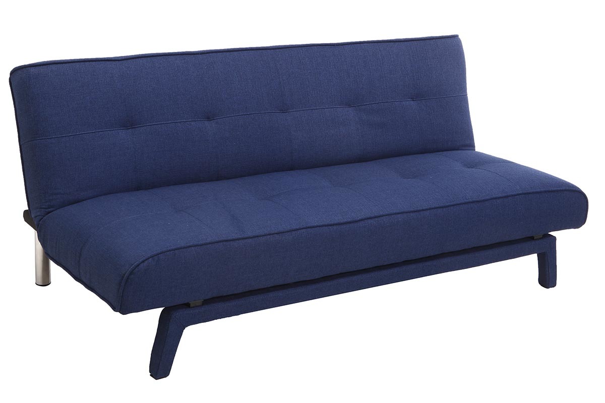 Sof convertible diseo 3 plazas tejido azul oscuro BUCK