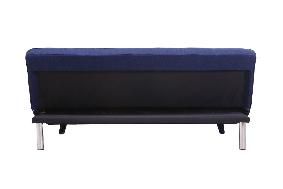 Sof convertible diseo 3 plazas tejido azul oscuro BUCK