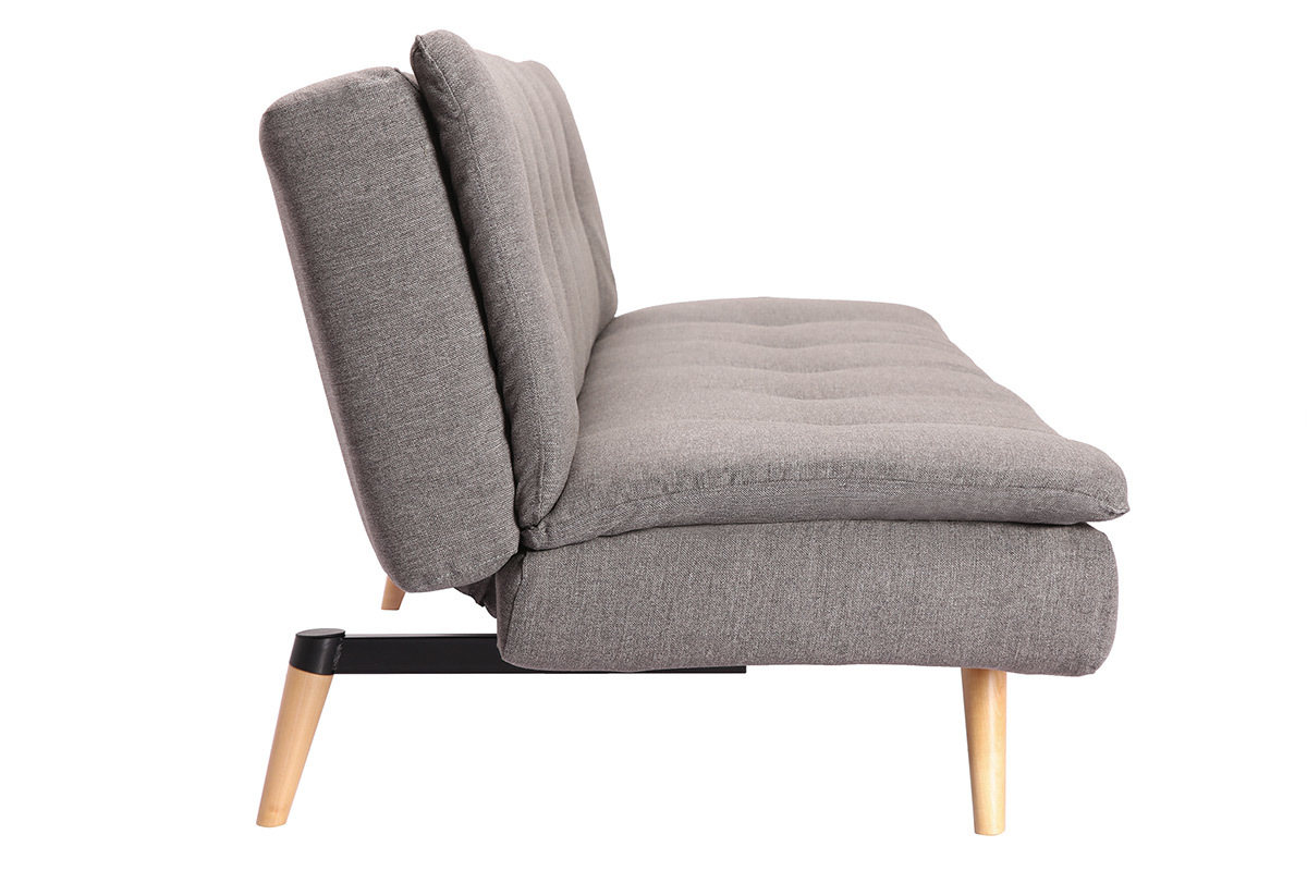 Sof convertible diseo escandinavo 3 plazas gris oscuro SENSO