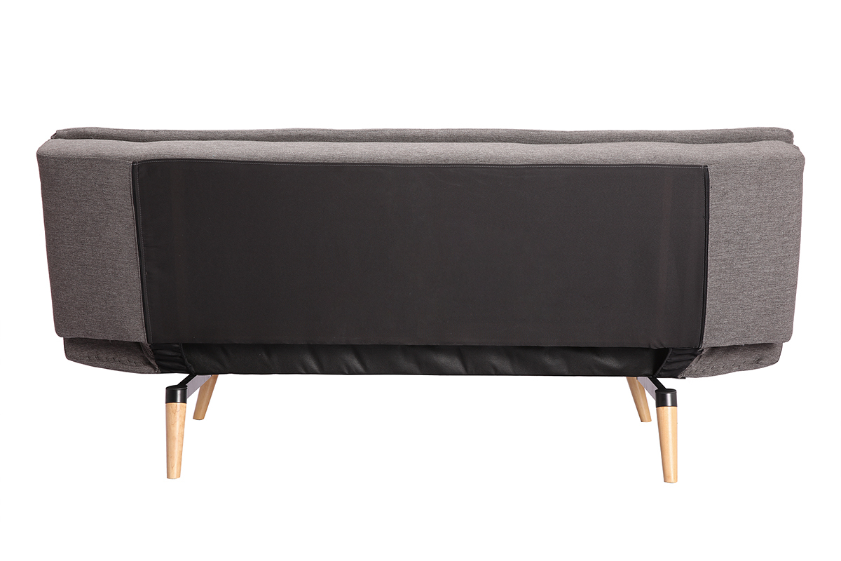 Sof convertible diseo escandinavo 3 plazas gris oscuro SENSO