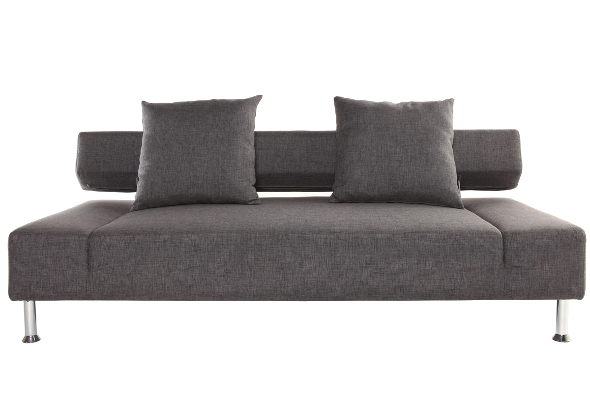 Sof convertible diseo gris 3 plazas MILANO