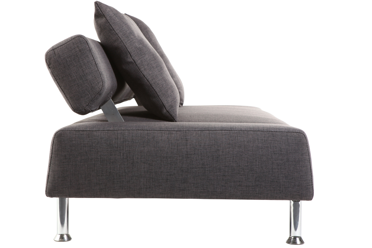 Sof convertible diseo gris 3 plazas MILANO