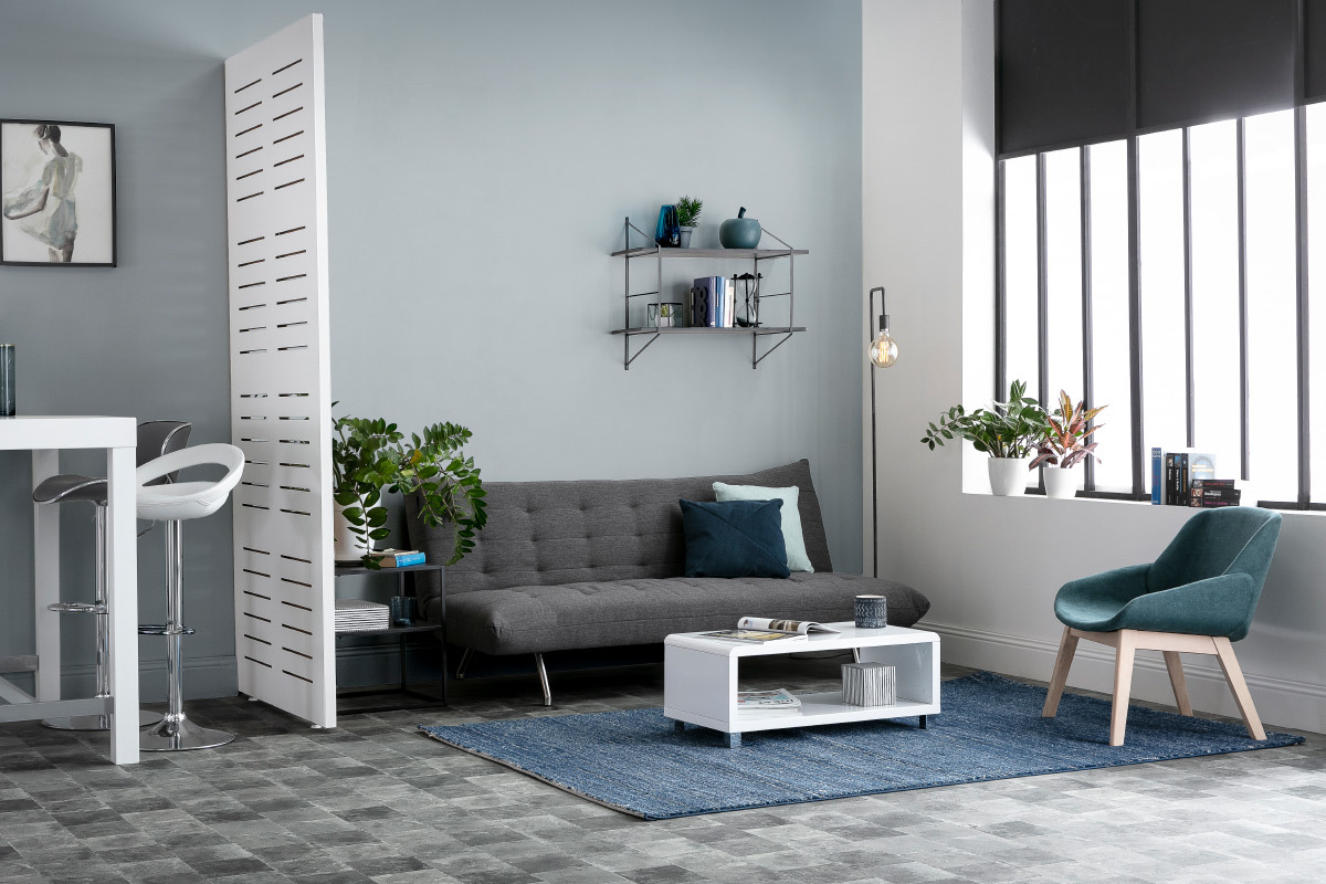 Sof convertible diseo gris oscuro OVE