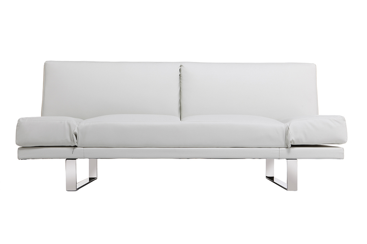 Sof convertible diseo PU blanco ATLANTA