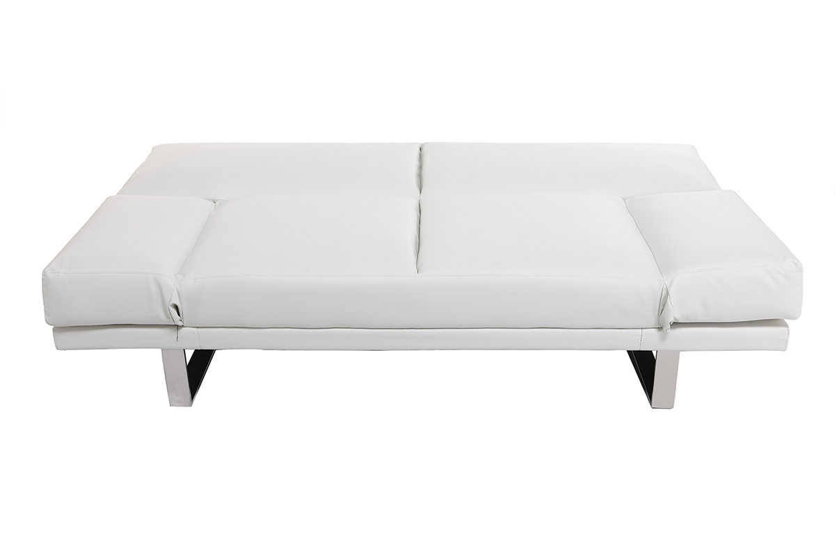 Sof convertible diseo PU blanco ATLANTA