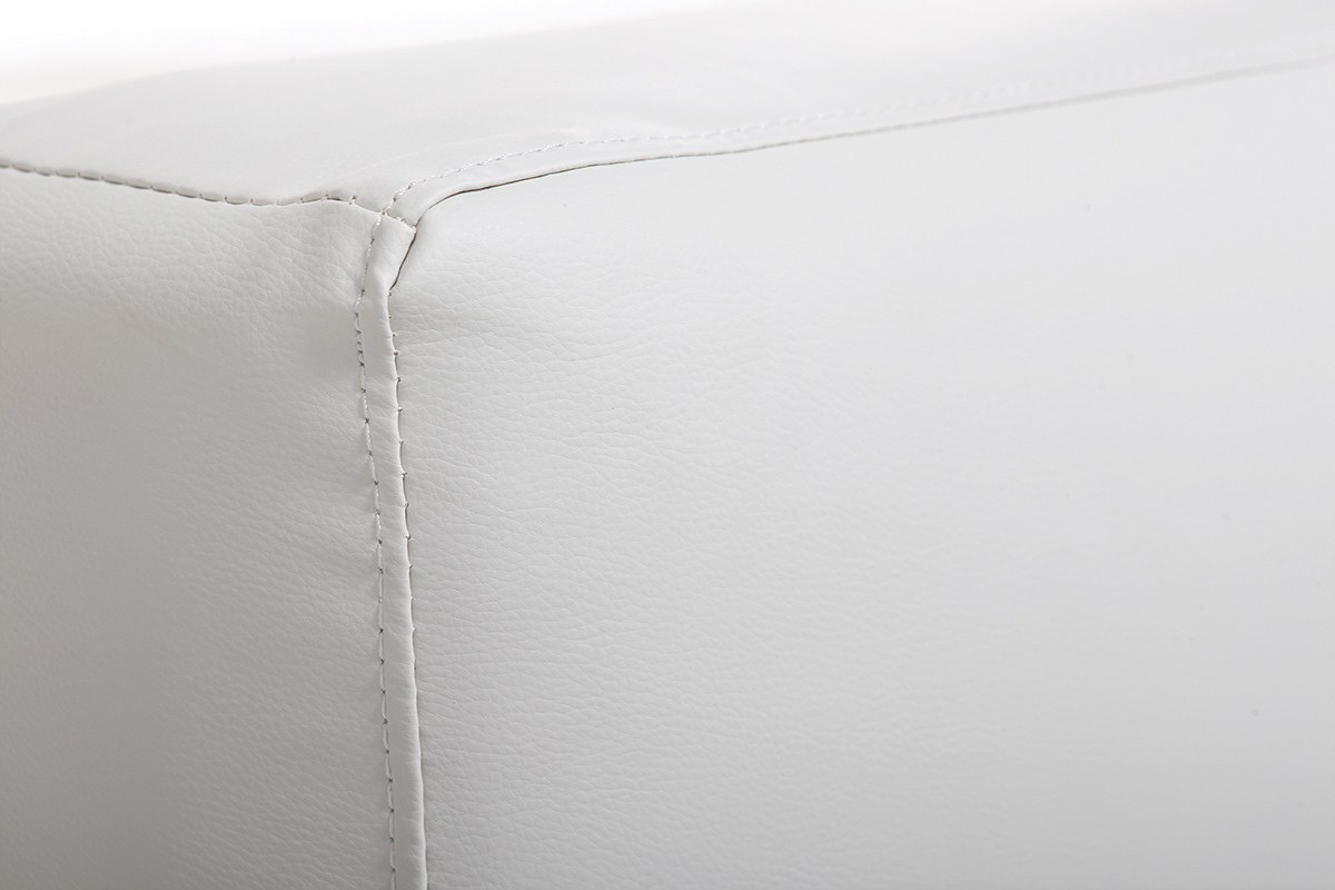 Sof convertible diseo PU blanco ATLANTA