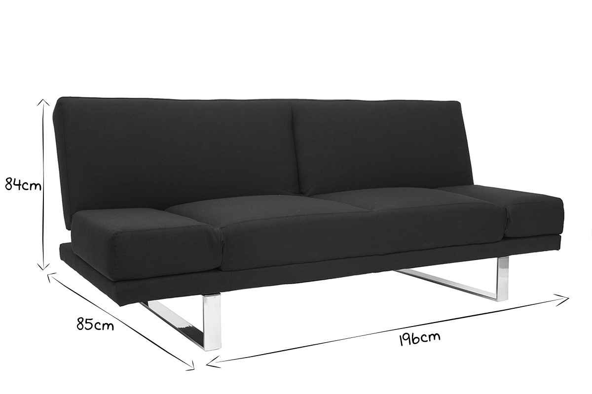 Sof convertible diseo PU blanco ATLANTA