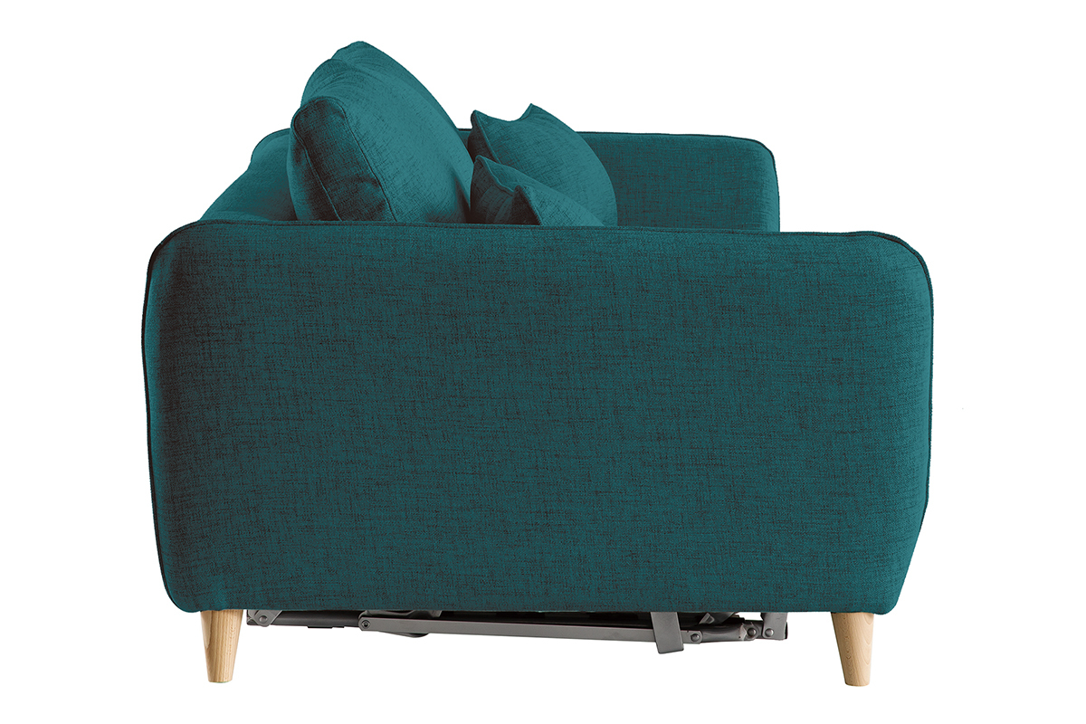 Sof convertible nrdico 3 plazas azul petrleo CREEP