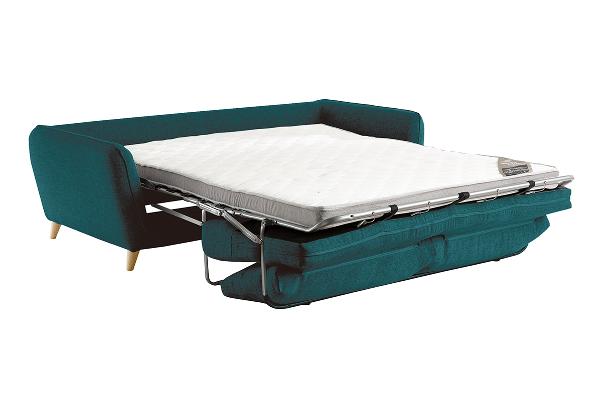 Sof convertible nrdico 3 plazas azul petrleo CREEP