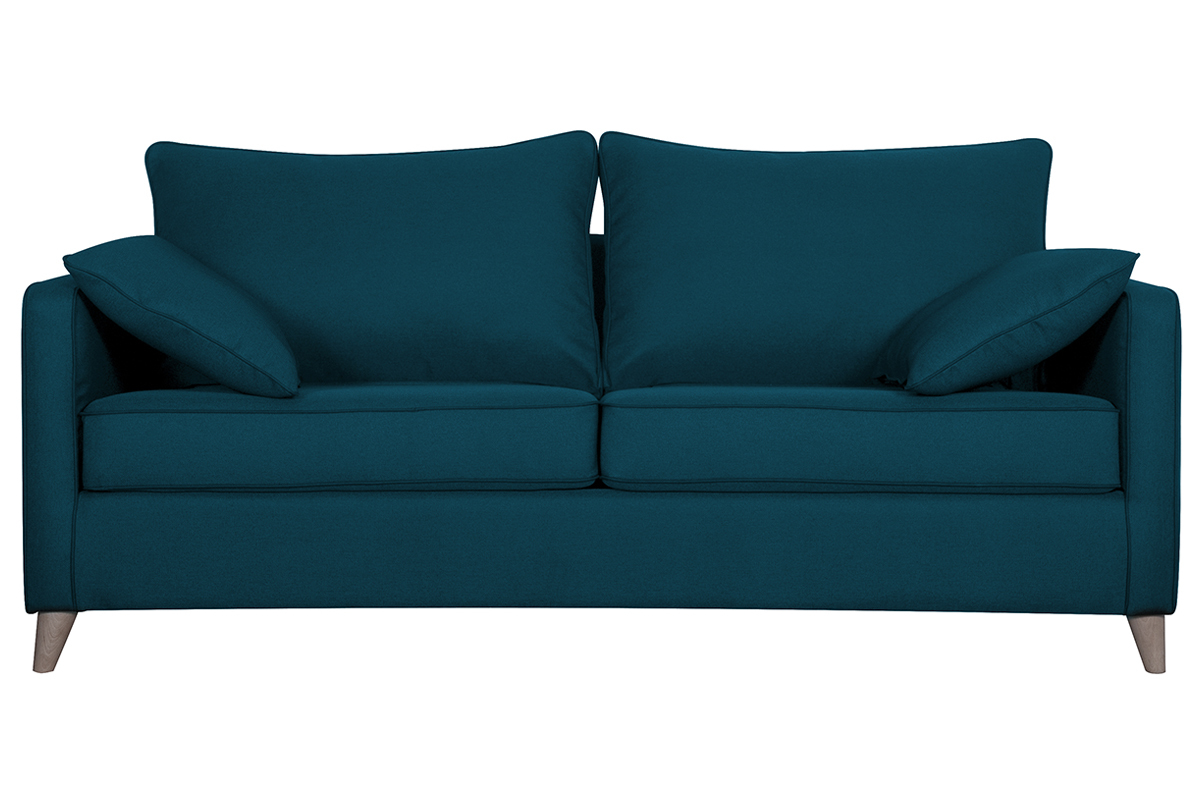 Sof convertible nrdico 3 plazas azul petrleo PAPEL