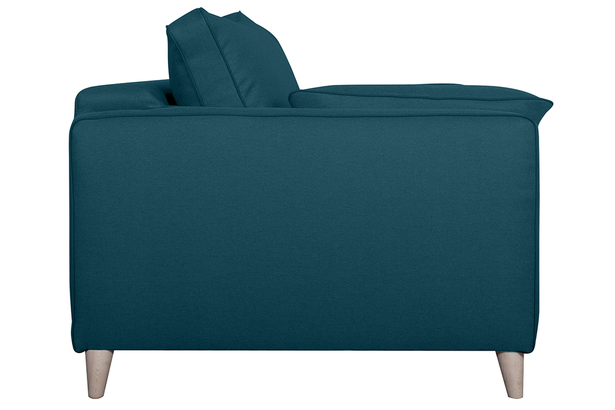 Sof convertible nrdico 3 plazas azul petrleo PAPEL