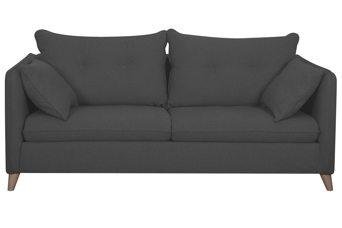 Sof convertible nrdico 3 plazas gris antracita GUILTY