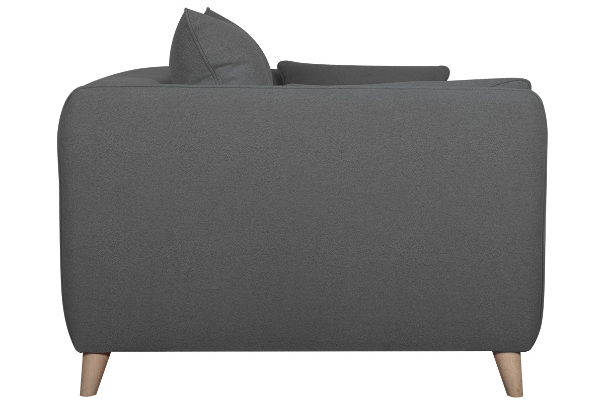 Sof convertible nrdico 3 plazas gris antracita GUILTY