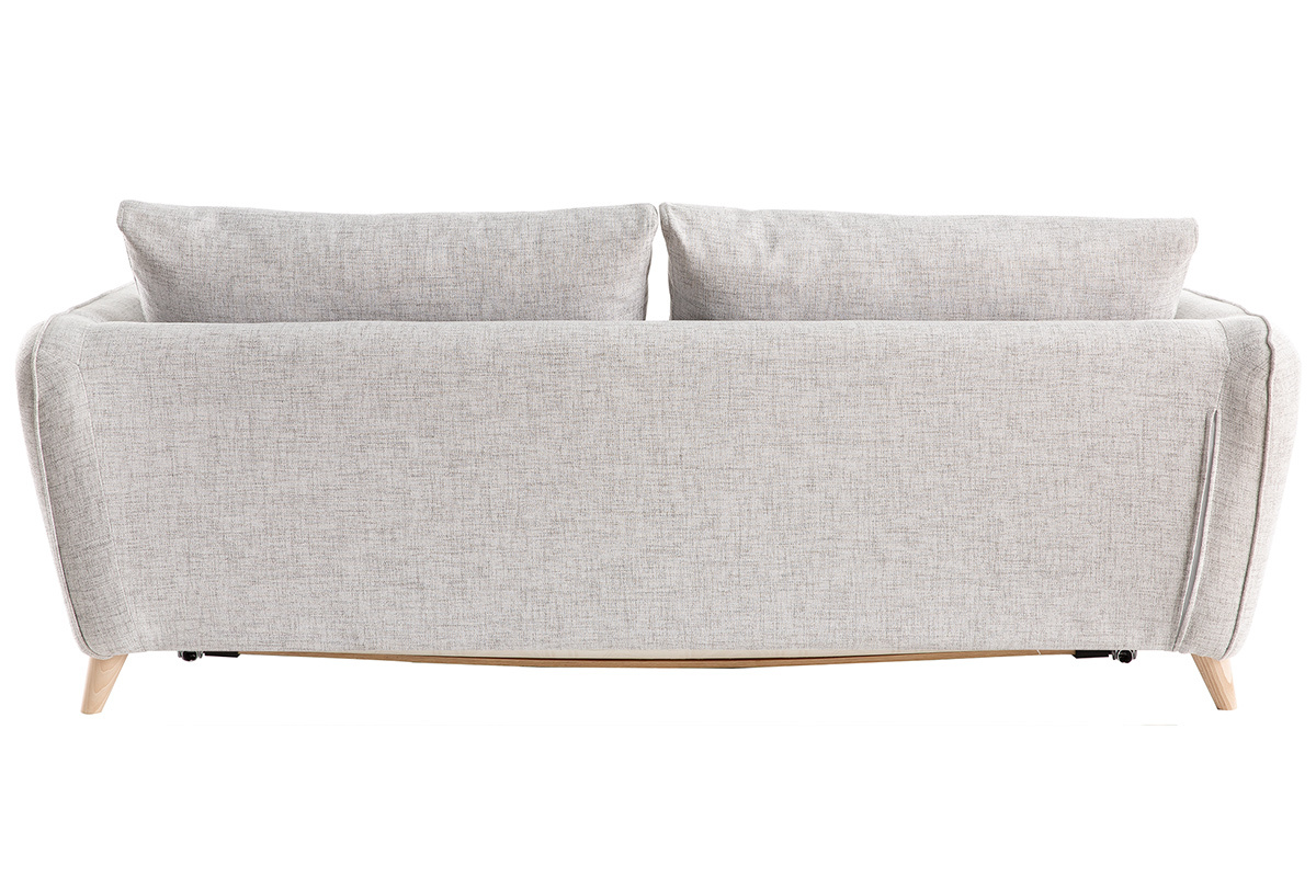 Sof convertible nrdico 3 plazas gris claro CREEP