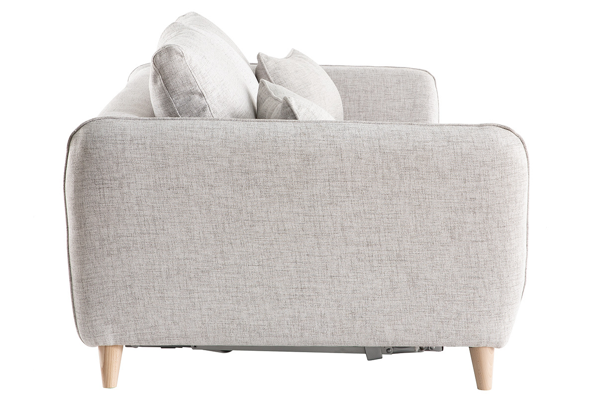 Sof convertible nrdico 3 plazas gris claro CREEP