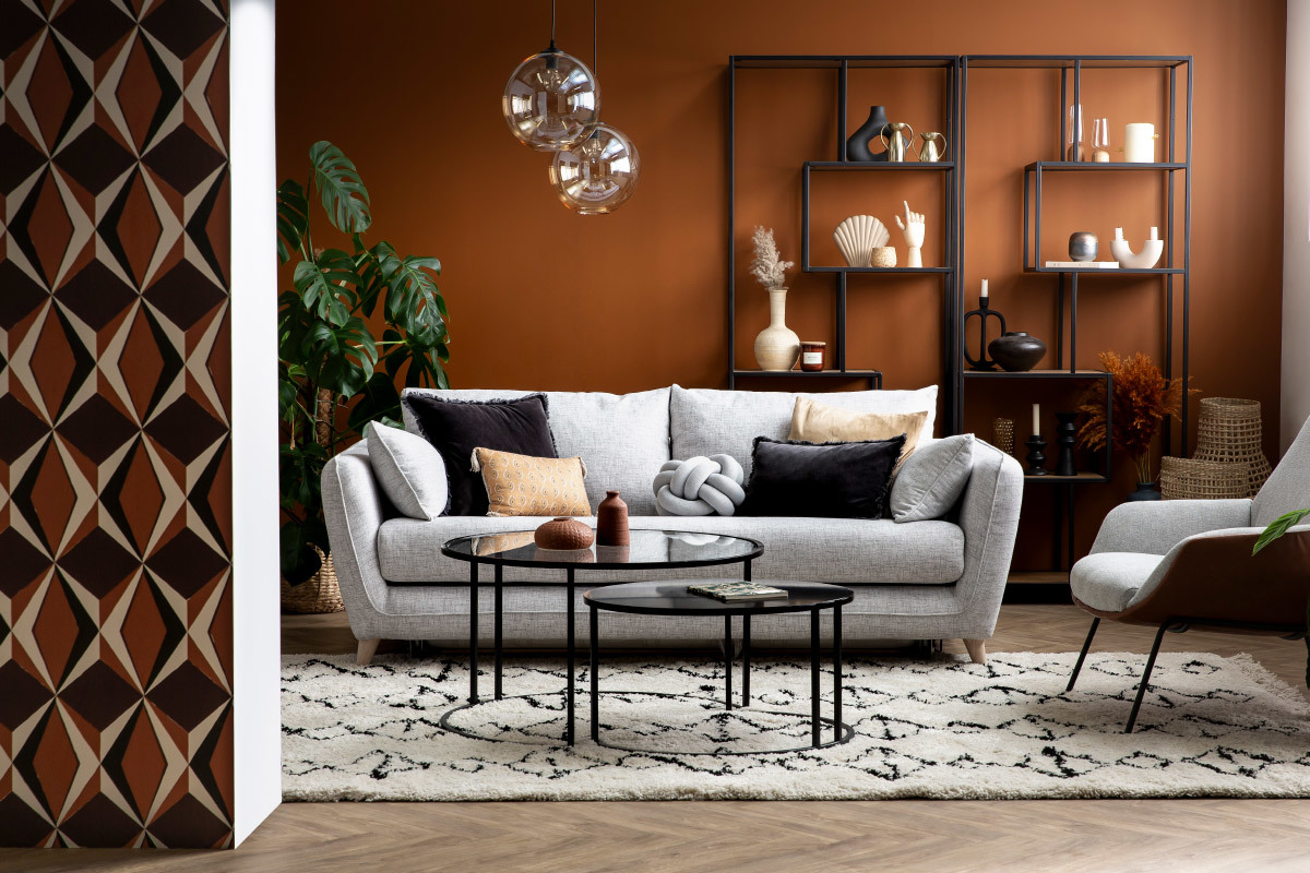 Sof convertible nrdico 3 plazas gris claro CREEP