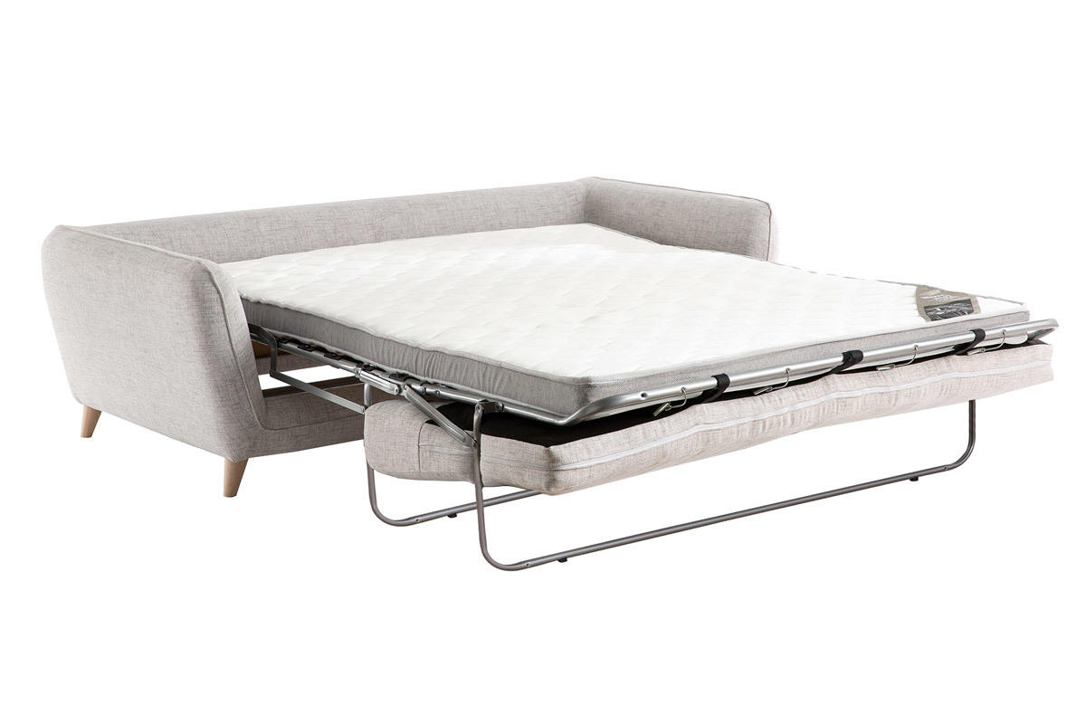 Sof convertible nrdico 3 plazas gris claro CREEP