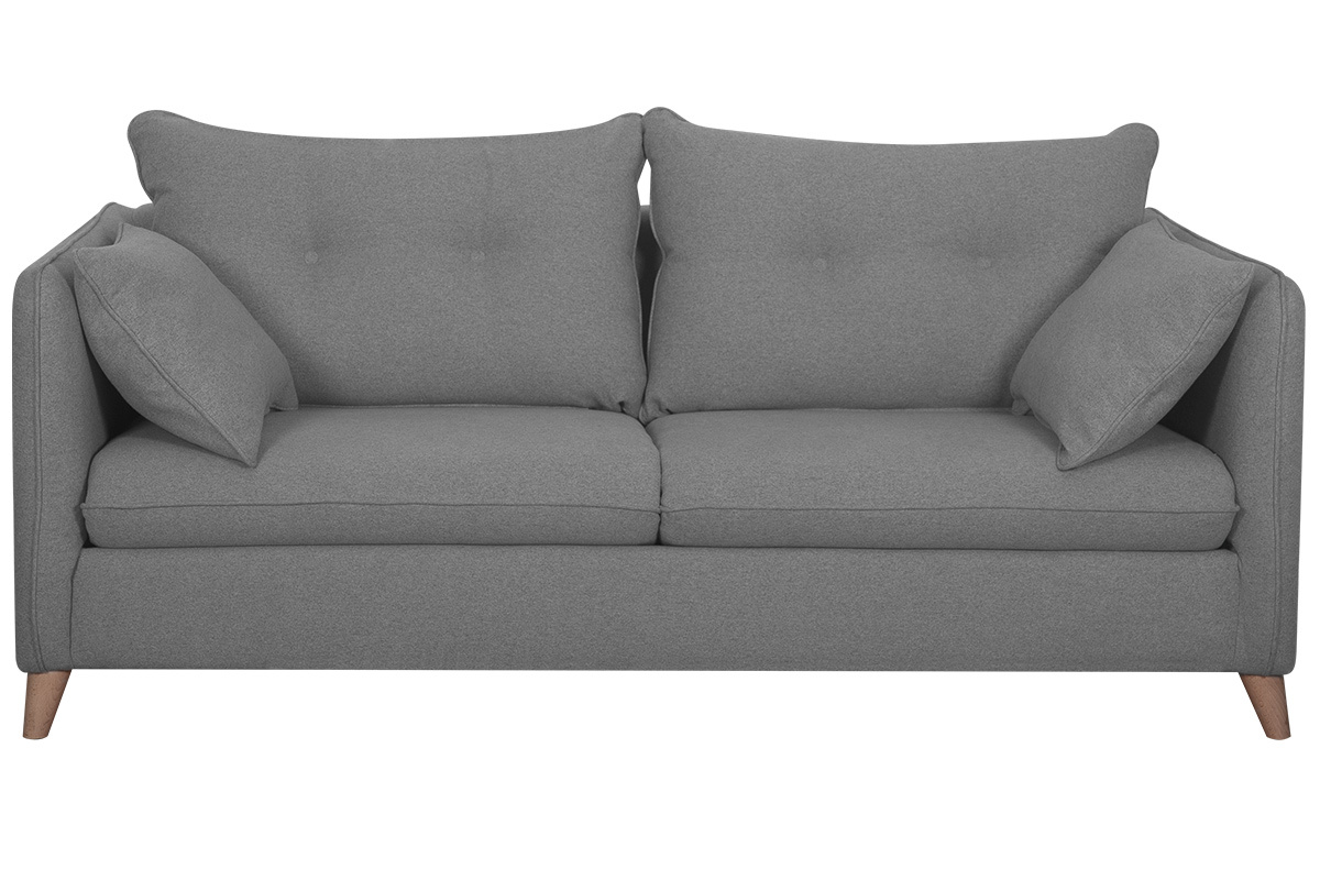 Sof convertible nrdico 3 plazas gris claro GUILTY
