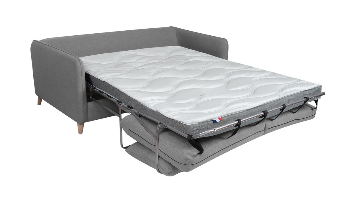 Sof convertible nrdico 3 plazas gris claro GUILTY