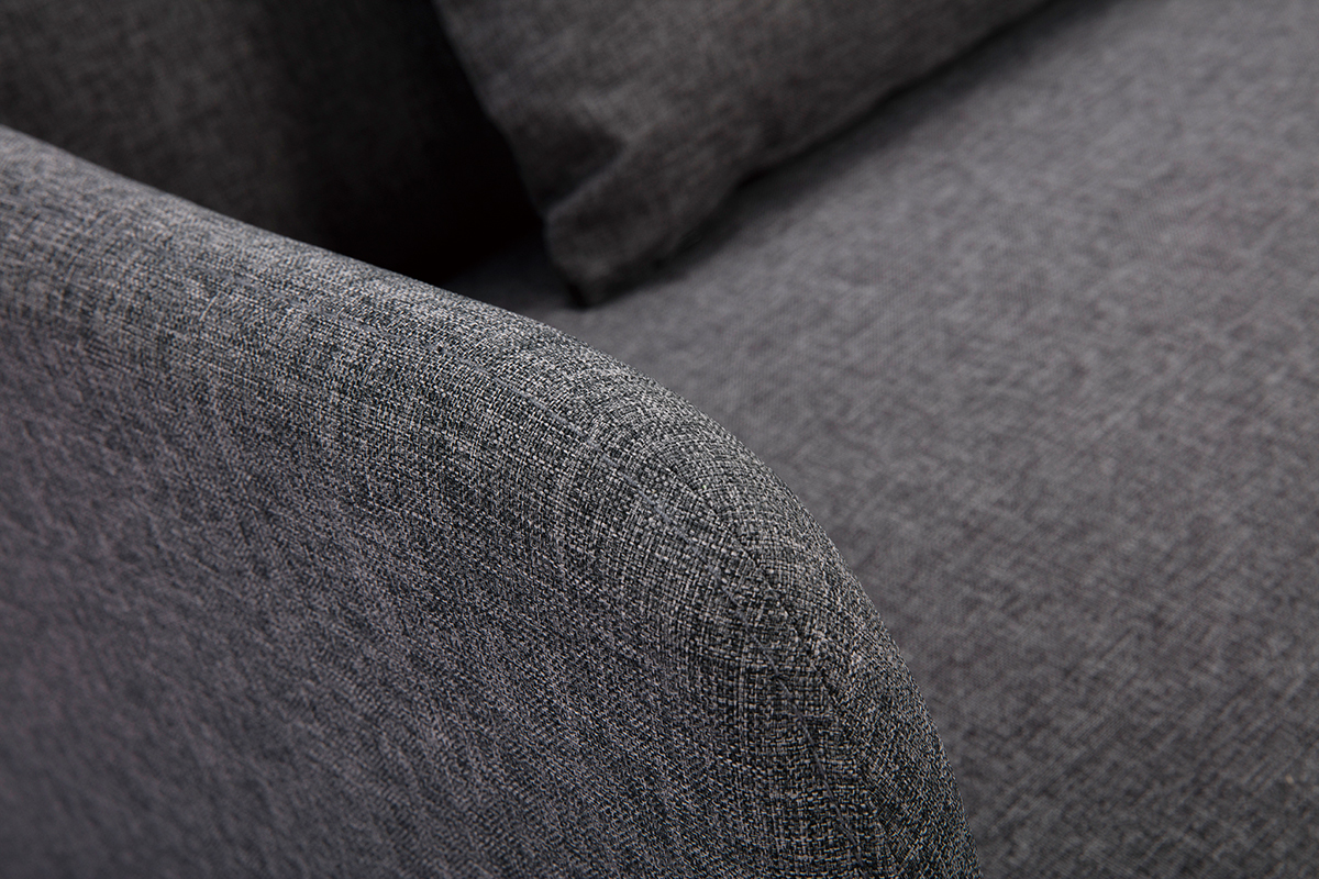 Sof convertible nrdico 3 plazas gris oscuro LULA