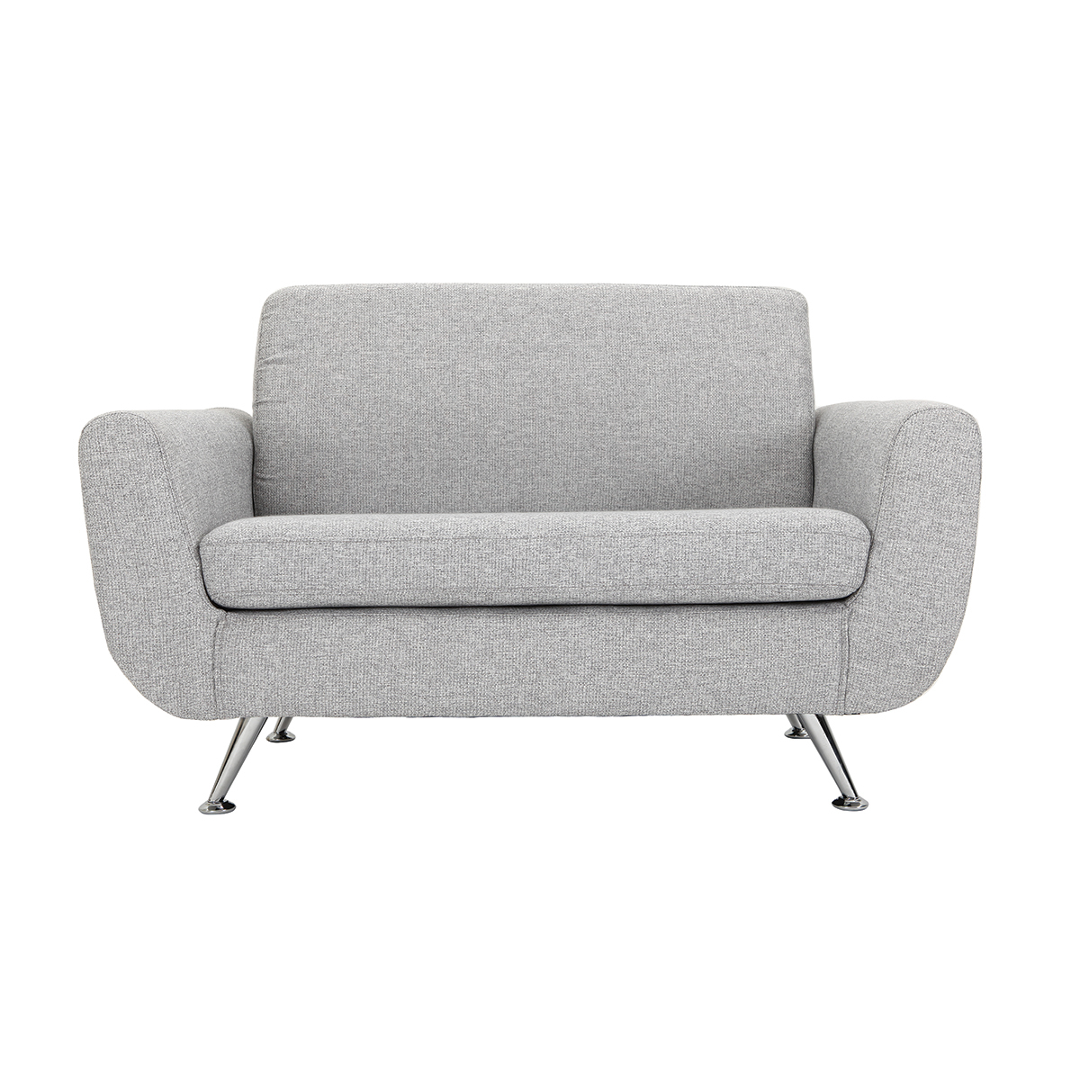 Sofá de diseño 2 plazas gris PURE