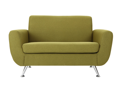 Sof&aacute; de dise&ntilde;o 2 plazas verde PURE