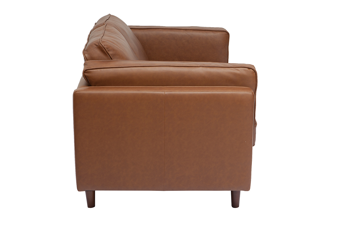 Sof de piel de bfalo 2plazas vintage marrn BRADLEY