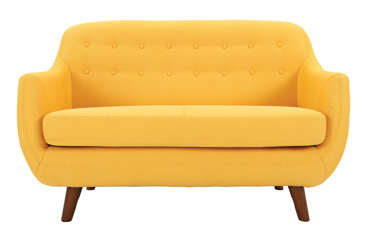 Sof diseo 2 plazas amarillo YNOK