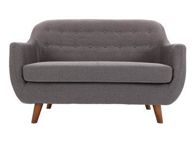 Sof&aacute; dise&ntilde;o 2 plazas gris antracita YNOK