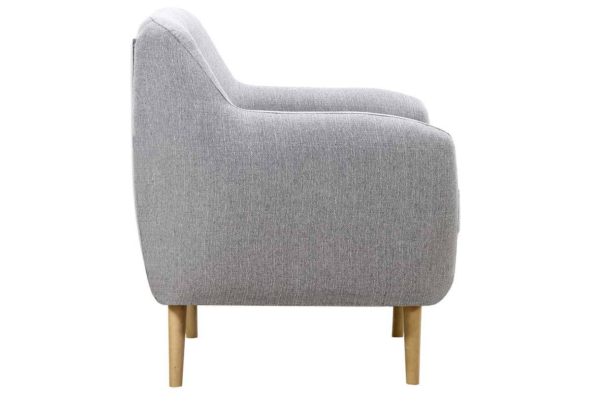 Sof diseo 2 plazas gris perla OLAF