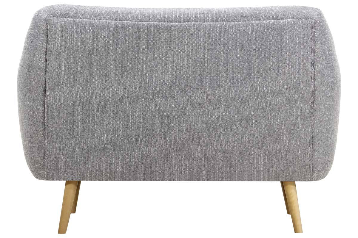 Sof diseo 2 plazas gris perla OLAF