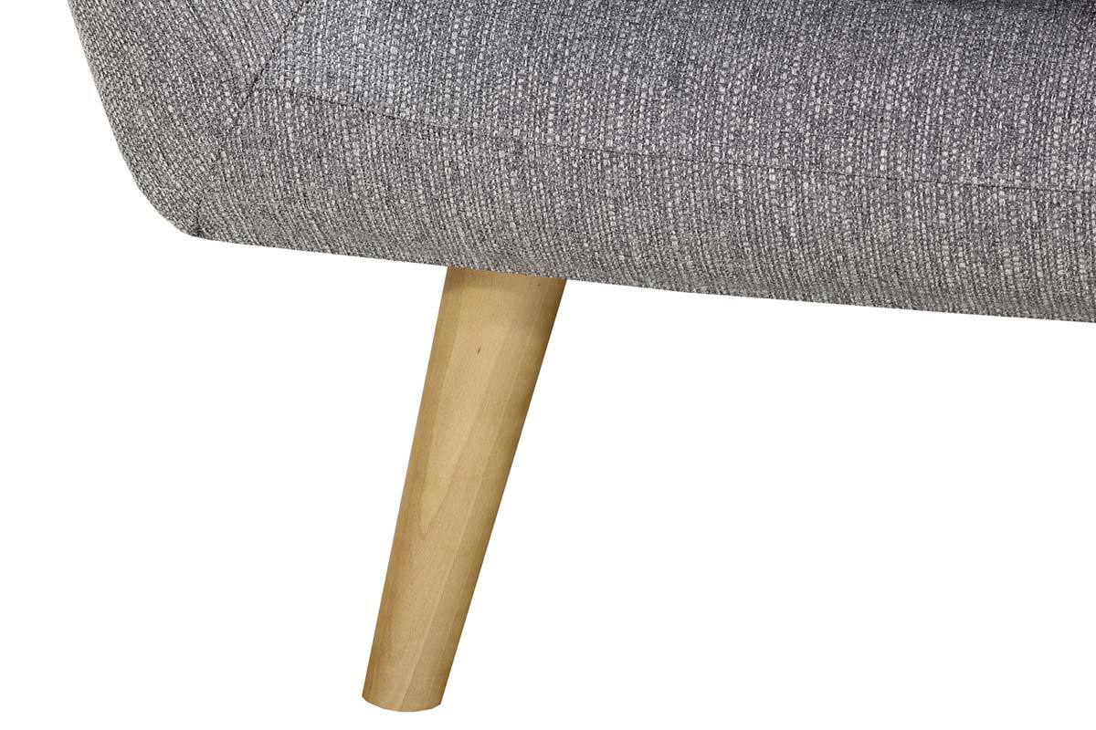 Sof diseo 2 plazas gris perla OLAF
