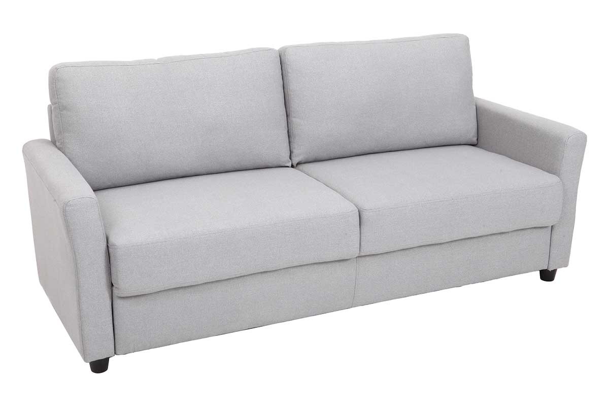 Sof� dise�o 2 plazas y cofre - tejido y madera de hevea - ELYOT