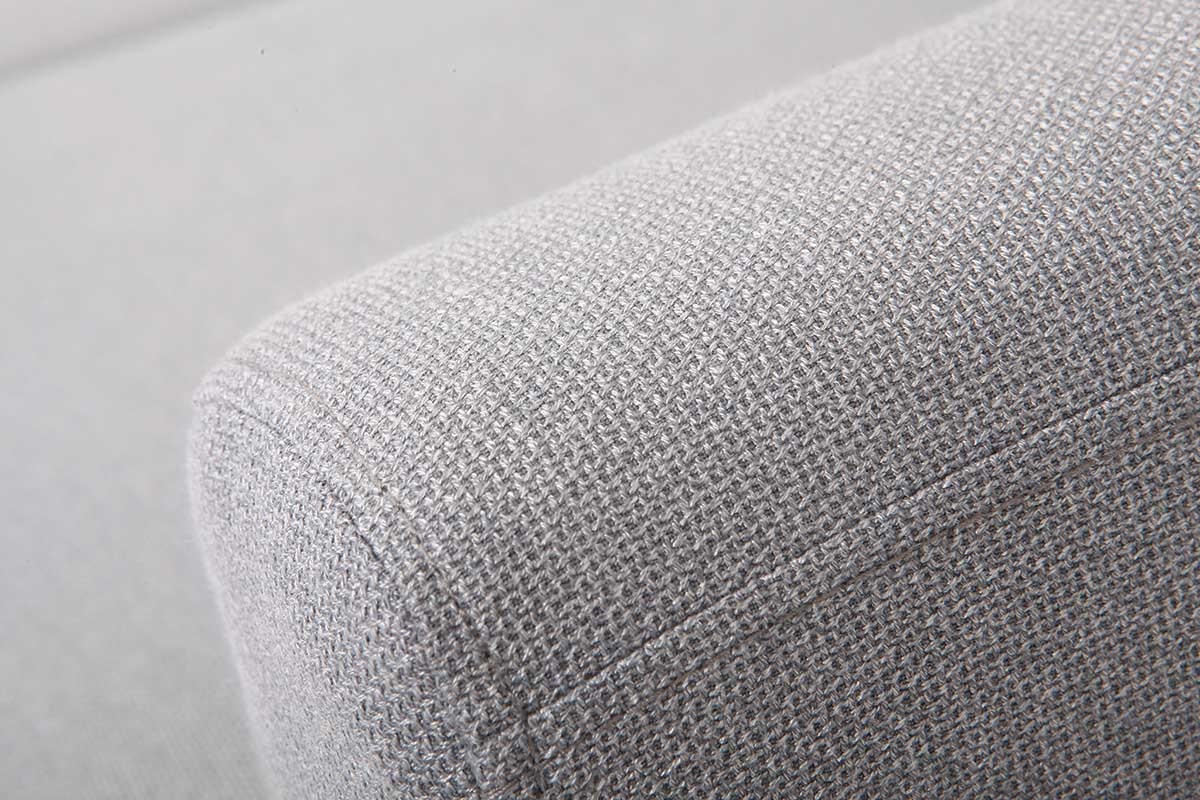 Sof� dise�o 2 plazas y cofre - tejido y madera de hevea - ELYOT