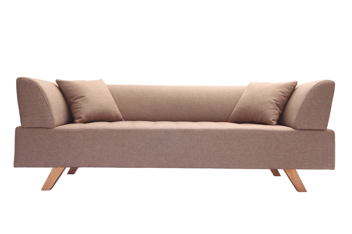 Sof diseo 3 plazas beige - ARTIC