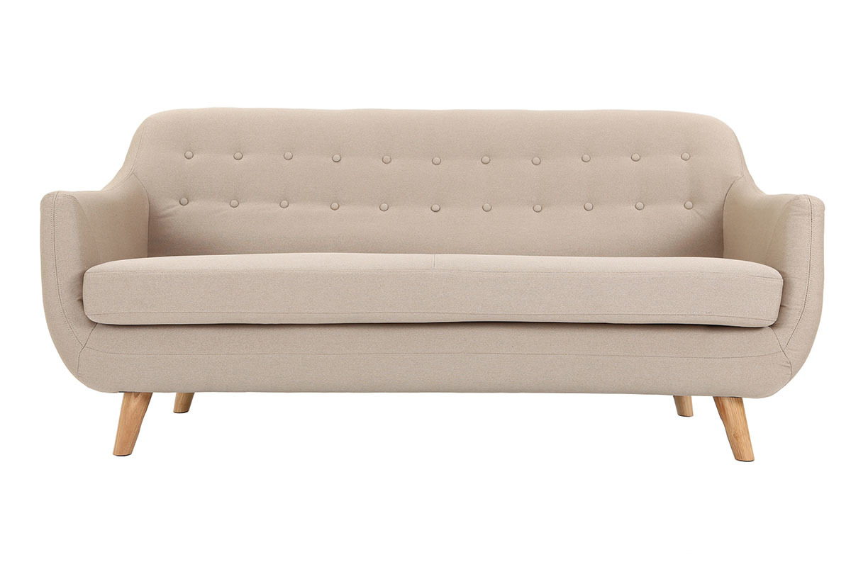 Sof� dise�o 3 plazas beige YNOK