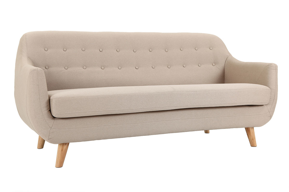 Sof� dise�o 3 plazas beige YNOK