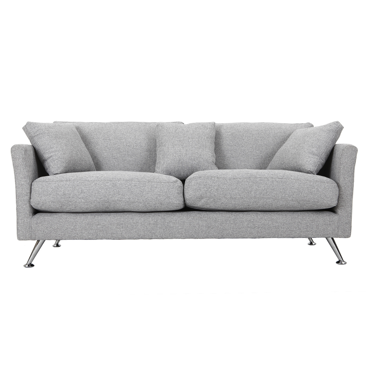 Sofá diseño 3 plazas diseño gris claro VOLUPT