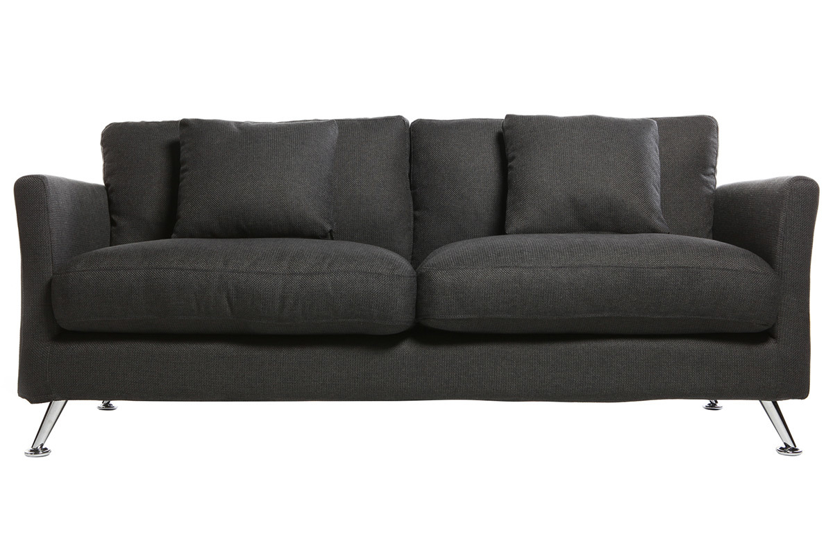 Sof diseo 3 plazas diseo gris VOLUPT