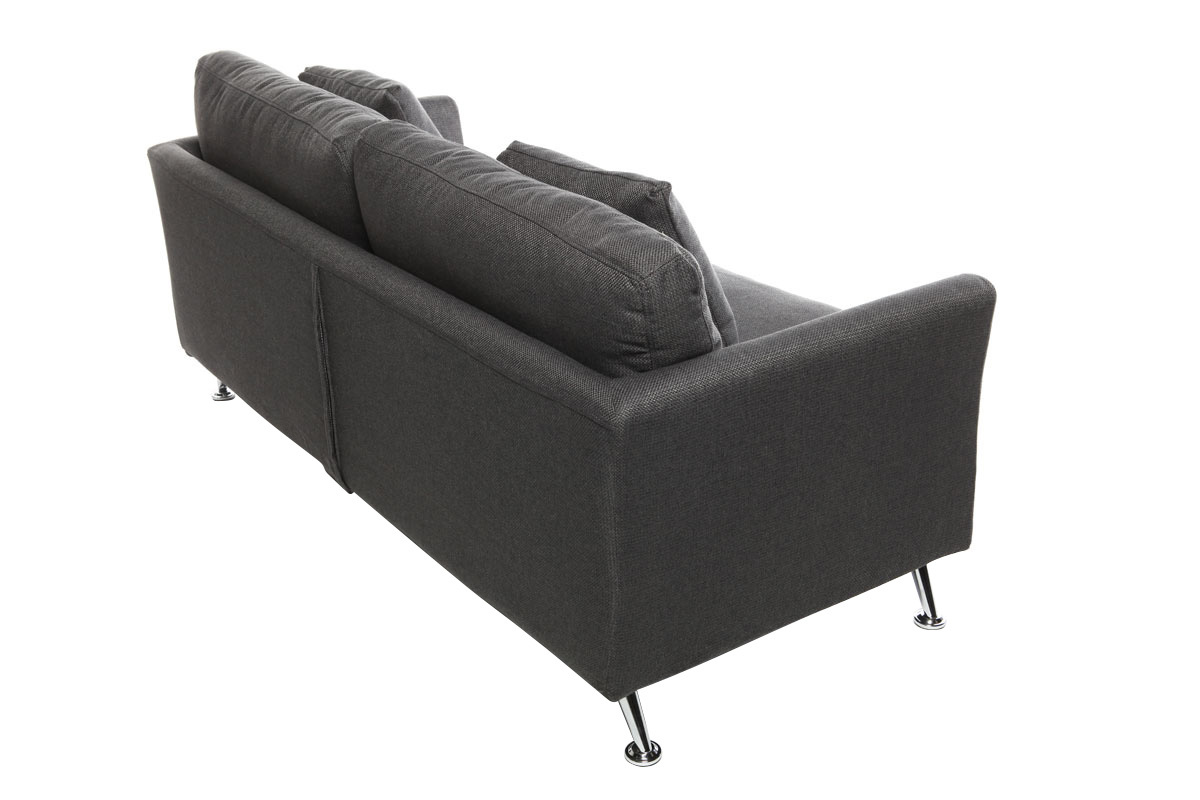 Sof diseo 3 plazas diseo gris VOLUPT
