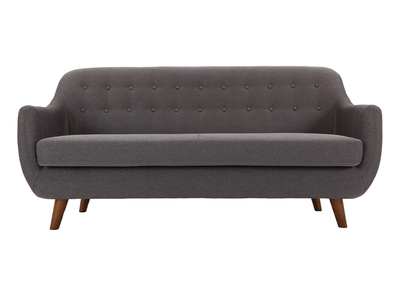 Sof&aacute; dise&ntilde;o 3 plazas gris antracita YNOK