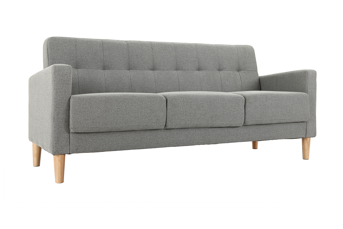 Sof� dise�o 3 plazas gris MOON