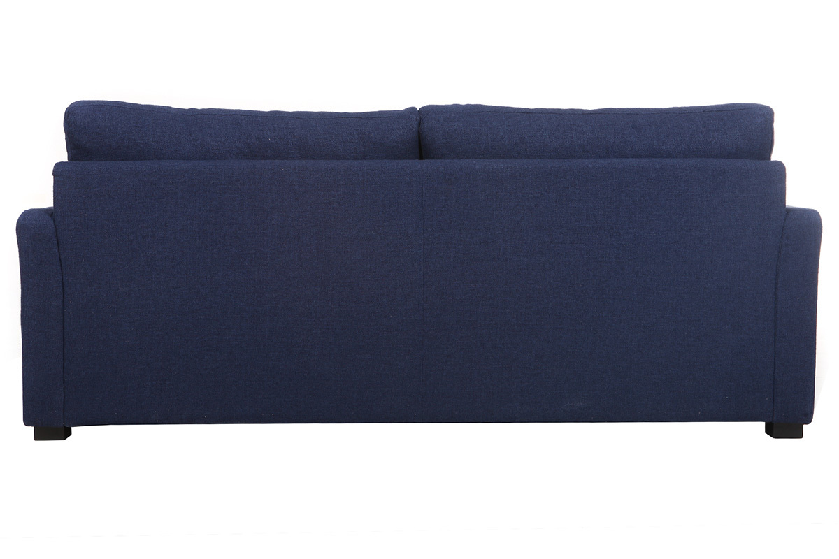 Sof� dise�o 3 plazas tejido azul oscuro MILORD
